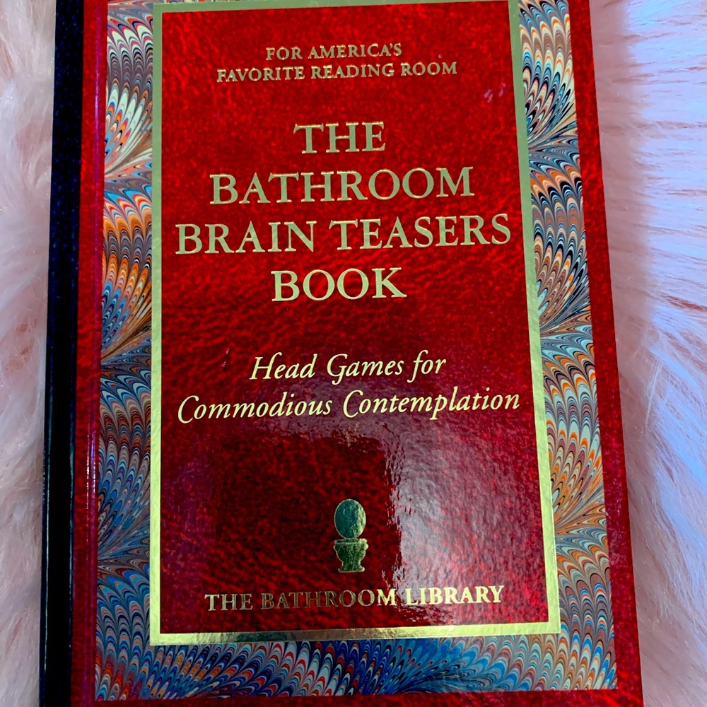 Bathroom Brain teaser book